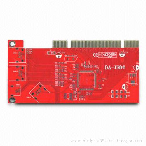 Double-sided PCB with 0.5 to 7.0oz Copper Thickness and Blue Solder Mask